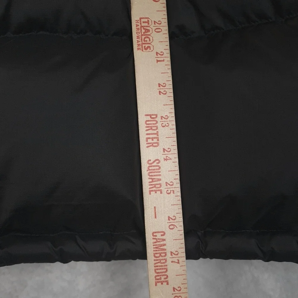 The North Face Nuptse Vest Mens 2XL Black 700 Down Puffer Hooded NF0A3JQQ